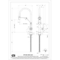 GESSI OFFICINE V Bateria jednouchwytowa półprofesjonalna, Finox (Nikiel szczotkowany)